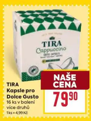Billa TIRA Kapsle pro Dolce Gusto nabídka
