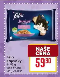 Billa Felix kapsičky nabídka