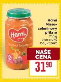 Billa HAMI Maso- zeleninový příkrm nabídka