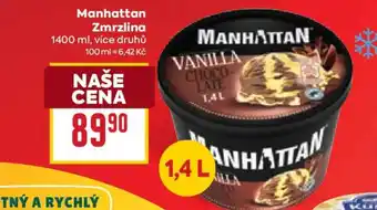 Billa MANHATTAN Zmrzlina nabídka