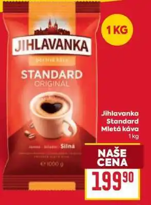Billa Jihlavanka Standard mletá káva nabídka