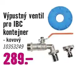 Hornbach Výpustný ventil pro IBC kontejner nabídka