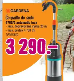 Hornbach Čerpadlo do sudu 4700/2 automatic inox nabídka