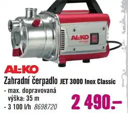 Hornbach Zahradní čerpadlo JET 3000 Inox Classic nabídka