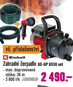 Hornbach Zahradní čerpadlo gc-GP 6538 set nabídka