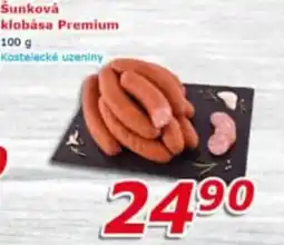 ESO MARKET Šunková klobása Premium nabídka