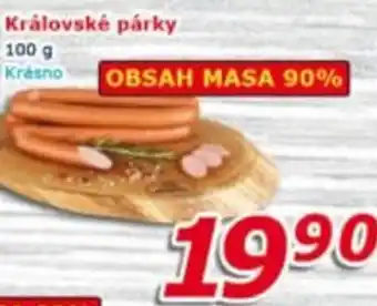 ESO MARKET Královské párky nabídka