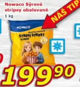 ESO MARKET Nowaco Sýrové stripsy obalované nabídka