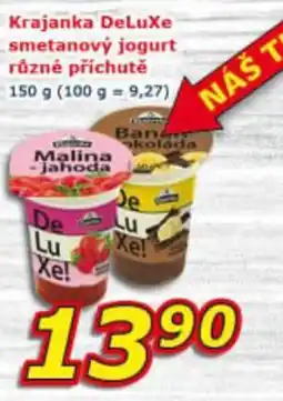 ESO MARKET Krajanka DeLuxe smetanový jogurt nabídka