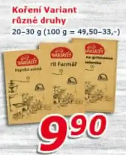 ESO MARKET Koření Variant nabídka