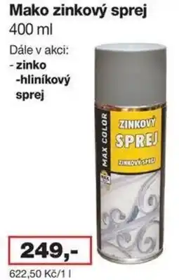 Barevný ráj Mako zinkový sprej nabídka