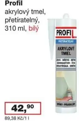 Barevný ráj Profil akrylový tmel, přetíratelný nabídka