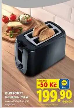 Lidl SILVERCREST TOPINKOVAČ 750 W nabídka