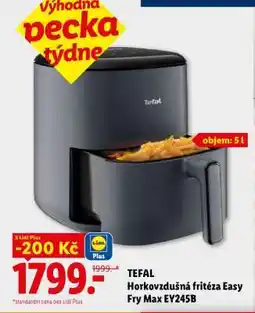 Lidl TEFAL Horkovzdušná fritéza Easy Fry Max EY245B nabídka