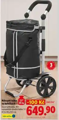 Lidl NÁKUPNÍ TAŠKA NA KOLEČKÁCH nabídka