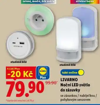 LIVARNO Noční LED světlo do zásuvky