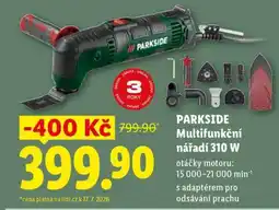 Lidl PARKSIDE Multifunkční nářadí 310 W nabídka