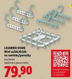 Lidl LIVARNO HOME Mini sušák/držák na ramínka/ponožky nabídka