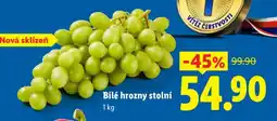 Lidl BÍLÉ HROZNY STOLNÍ nabídka