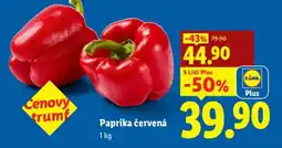 Lidl Paprika červená nabídka