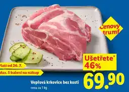 Lidl Vepřová krkovice bez kosti nabídka