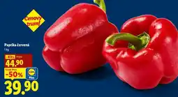 Lidl Paprika červená nabídka