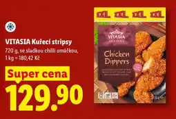 Lidl VITASIA Kuřecí stripsy nabídka