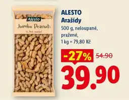 Lidl Alesto ARAŠÍDY nabídka