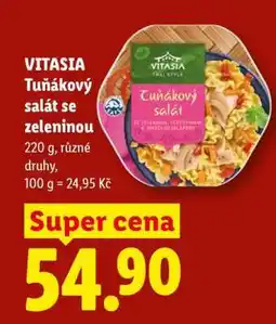 Lidl VITASIA Tuňákový salát se zeleninou nabídka