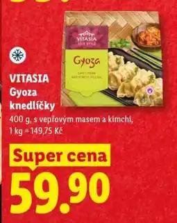 Lidl VITASIA Gyoza knedlíčky nabídka