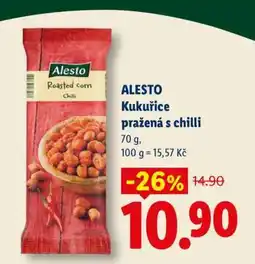 Lidl ALESTO Kukuřice pražená s chilli nabídka