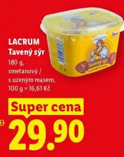 Lidl LACRUM Tavený sýr nabídka