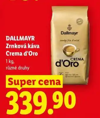 DALLMAYR Zrnková káva Crema d'Oro
