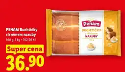 Lidl PENAM Buchtičky s krémem naruby nabídka