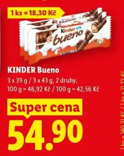 Lidl KINDER BUENO nabídka