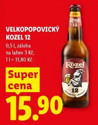 Lidl VELKOPOPOVICKÝ KOZEL 12 nabídka