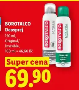Lidl Borotalco Deosprej nabídka