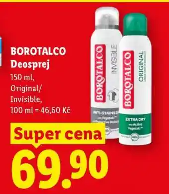 Lidl Borotalco Deosprej nabídka