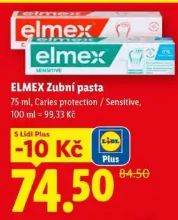 Lidl Elmex zubní pasta nabídka