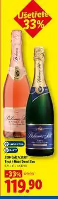 Lidl BOHEMIA SEKT Brut / Rosé Demi Sec nabídka