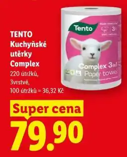 Lidl Tento Kuchyňské utěrky Complex nabídka
