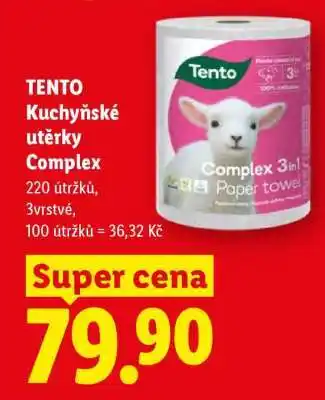 Lidl Tento Kuchyňské utěrky Complex nabídka