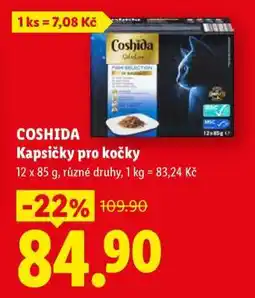 Lidl Coshida kapsičky pro kočky nabídka