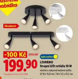 Lidl LIVARNO Stropní LED svítidlo 10 W nabídka