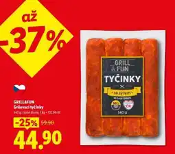 Lidl GRILL & FUN GRILOVACÍ TYČINKY nabídka