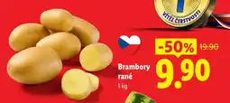 Lidl Brambory rané nabídka