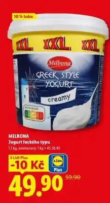 Lidl Milbona Jogurt řeckého typu nabídka