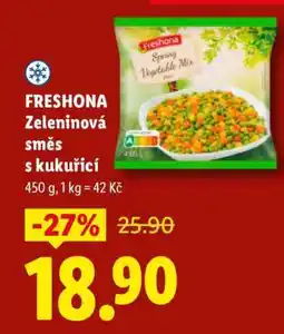 Lidl FRESHONA Zeleninová směs s kukuřicí nabídka