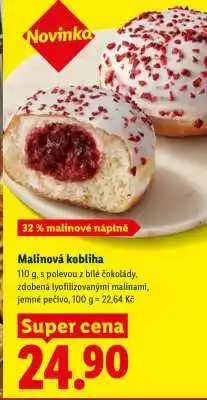 Lidl Malinová kobliha nabídka