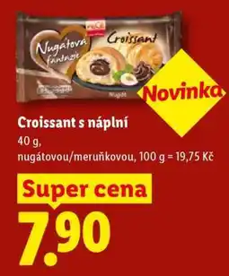 Lidl Croissant s náplní nabídka